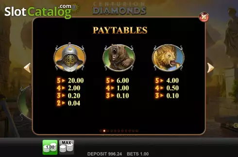 Οθόνη7. Centurion Diamonds Κουλοχέρης 