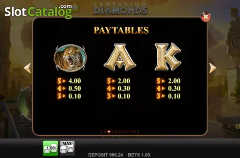 Οθόνη8. Centurion Diamonds Κουλοχέρης 