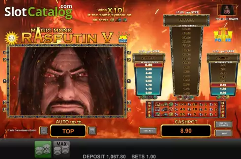 Οθόνη7. Magic Monk Rasputin V Κουλοχέρης