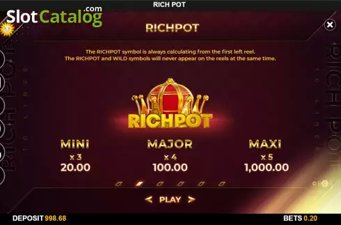 Οθόνη7. RichPot Κουλοχέρης 