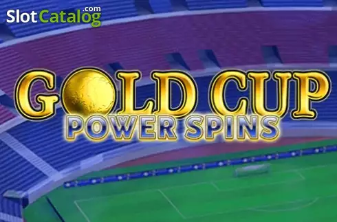 Gold Cup Power Spins Λογότυπο Gold Cup Power Spins Λογότυπο
