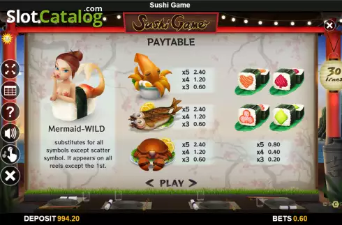 Οθόνη6. Sushi Game Κουλοχέρης 