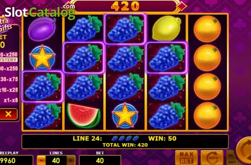 Οθόνη3. Lucky Joker 40 Extra Gifts Κουλοχέρης