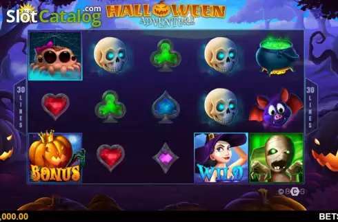 Οθόνη2. Halloween Adventure Κουλοχέρης