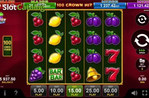Οθόνη2. 100 Crown Hit Κουλοχέρης