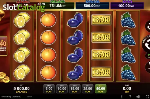 Οθόνη2. 40 Shining Crown Bell Link Κουλοχέρης