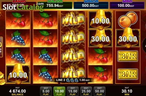Οθόνη5. Flaming Hot Extreme Bell Link Κουλοχέρης