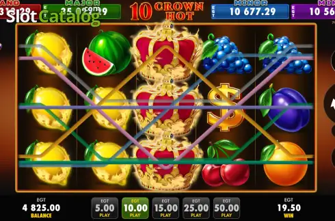 Οθόνη5. 10 Crown Hot Κουλοχέρης