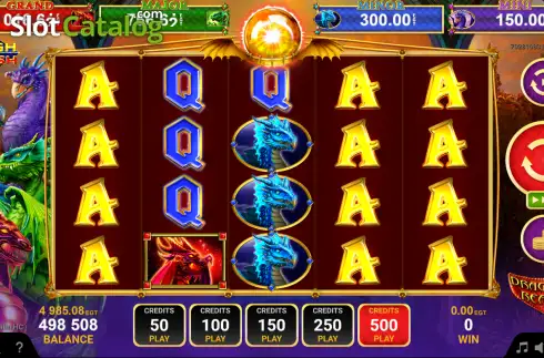 Οθόνη2. Dragons' Realm High Cash Κουλοχέρης