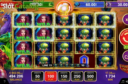 Οθόνη3. Dragons' Realm High Cash Κουλοχέρης