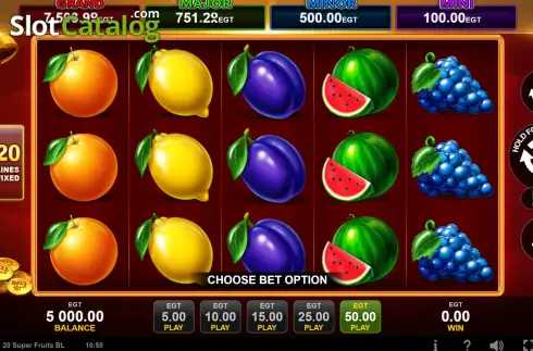 Οθόνη2. 20 Super Fruits Bell Link Κουλοχέρης 
