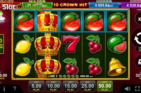 Οθόνη3. 10 Crown Hit Κουλοχέρης