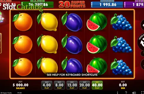 Οθόνη2. 20 Super Fruits Κουλοχέρης