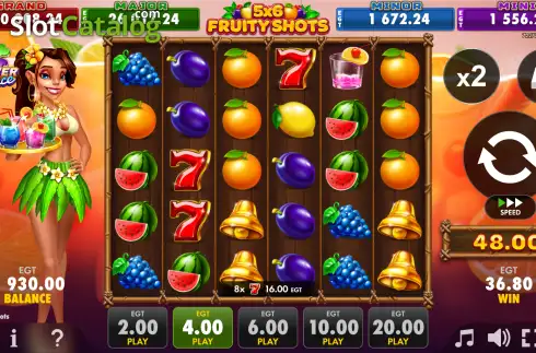 Οθόνη3. 5x6 Fruity Shots Κουλοχέρης 