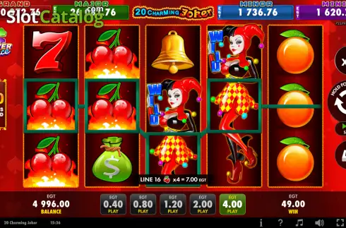 Οθόνη3. 20 Charming Joker (EGT Digital) Κουλοχέρης