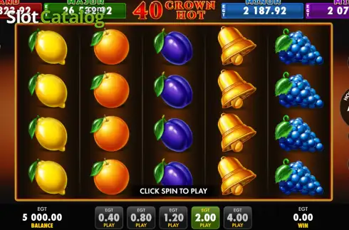 Οθόνη2. 40 Crown Hot Κουλοχέρης