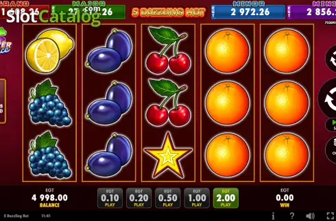 Οθόνη2. 5 Dazzling Hot (EGT Digital) Κουλοχέρης