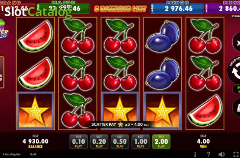 Οθόνη3. 5 Dazzling Hot (EGT Digital) Κουλοχέρης
