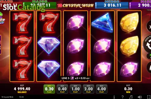 Οθόνη3. 10 Crystal Wish Κουλοχέρης 