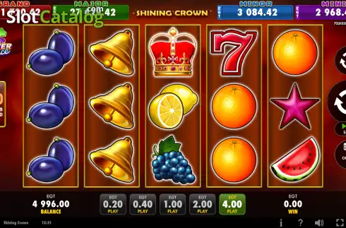Οθόνη2. Shining Crown (EGT Digital) Κουλοχέρης 