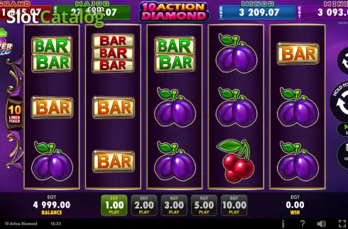 Οθόνη2. 10 Action Diamond Κουλοχέρης