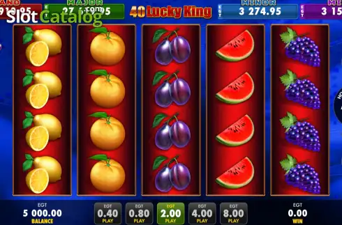 Οθόνη2. 40 Lucky King (EGT Digital) Κουλοχέρης