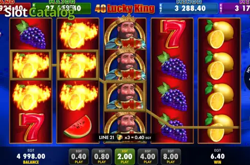 Οθόνη3. 40 Lucky King (EGT Digital) Κουλοχέρης