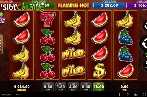 Οθόνη2. Flaming Hot (EGT Digital) Κουλοχέρης