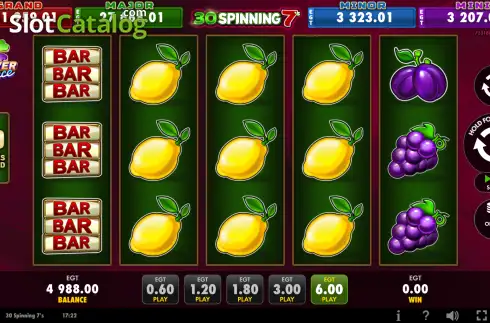 Οθόνη2. 30 Spinning 7's Κουλοχέρης