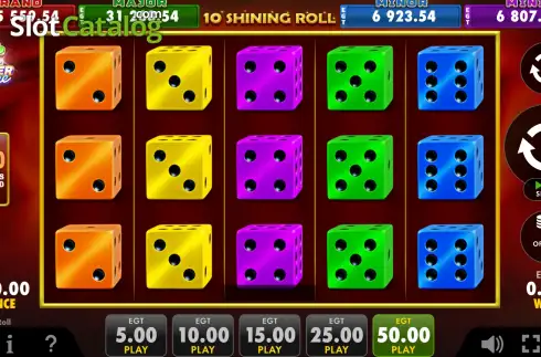 Οθόνη2. 10 Shining Roll Κουλοχέρης