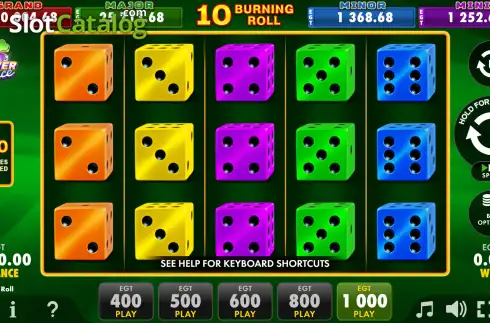 Οθόνη2. 10 Burning Roll Κουλοχέρης