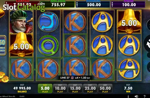 Οθόνη3. Zodiac Wheel Xtra Bell LInk Κουλοχέρης