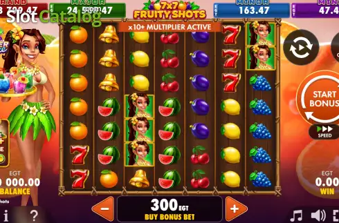 Οθόνη2. 7x7 Fruity Shots Κουλοχέρης