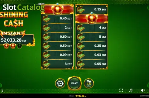 Οθόνη3. Shining Cash Κουλοχέρης 