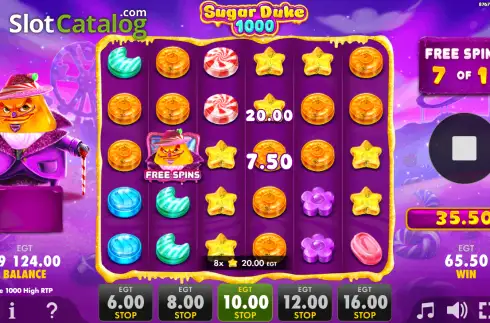 Οθόνη3. Sugar Duke 1000 Κουλοχέρης