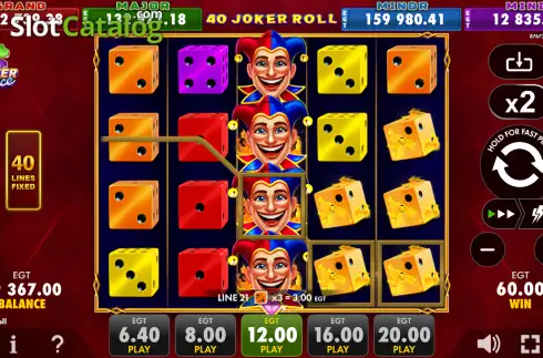 Οθόνη3. 40 Joker Roll Κουλοχέρης