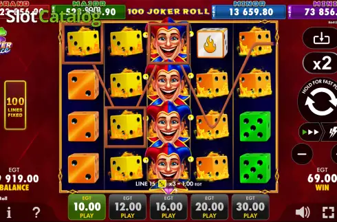 Οθόνη3. 100 Joker Roll Κουλοχέρης
