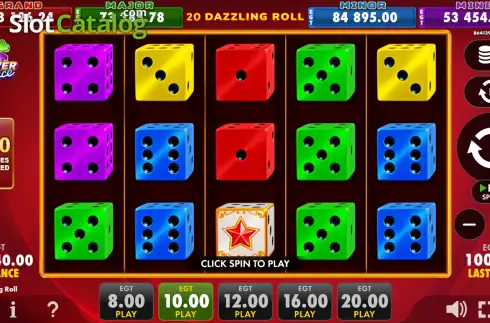 Οθόνη2. 20 Dazzling Roll Κουλοχέρης