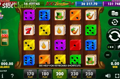Οθόνη2. 100 Leprechaun Roll Κουλοχέρης