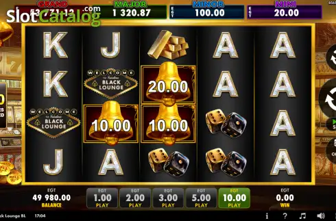 Οθόνη2. Black Lounge Bell Link Κουλοχέρης 