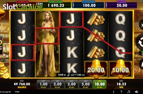 Οθόνη3. Black Lounge Bell Link Κουλοχέρης 