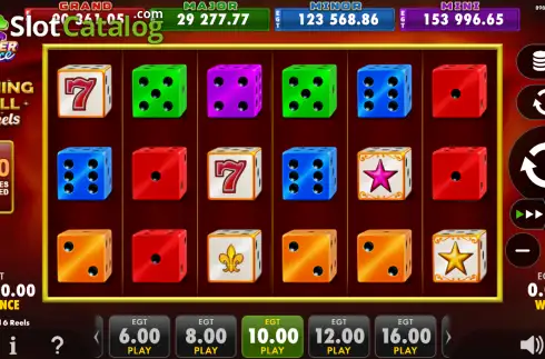 Οθόνη2. Shining Roll 6 Reels Κουλοχέρης