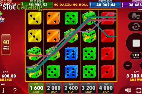 Οθόνη3. 40 Dazzling Roll Κουλοχέρης