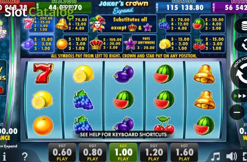 Οθόνη3. Joker's Crown Expand Κουλοχέρης