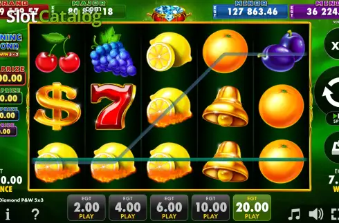 Οθόνη3. 10 Shining Diamond Pick and Win Κουλοχέρης 