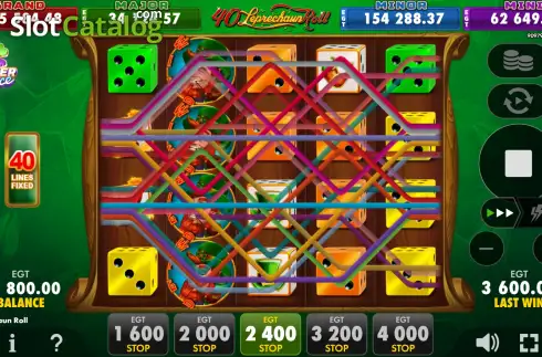 Οθόνη3. 40 Leprechaun Roll Κουλοχέρης