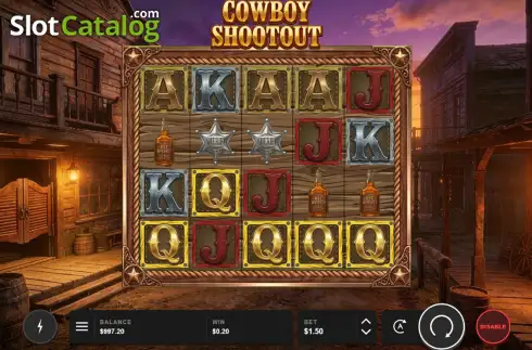 Οθόνη3. Cowboy Shootout (Enigma Studios) Κουλοχέρης