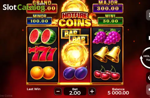 Οθόνη2. Hotfire Coins Κουλοχέρης