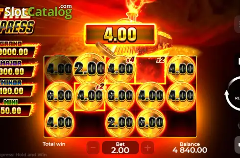 Οθόνη3. Fire Express: Hold and Win Κουλοχέρης