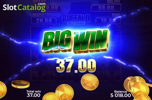 Οθόνη3. Buffalo: Wild Charge Κουλοχέρης